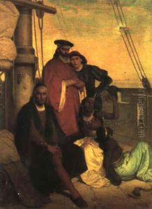 Il Ritorno Di Colombo Dalle Americhe by Giuseppe Mazza