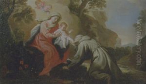 Madonna Con Bambino E San Francesco D'assisi