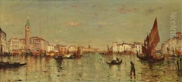 Venetian View With St. Marks - view 1
