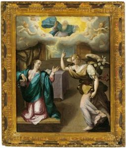 Annunciazione Alla Madonna by Girolamo Mazzola Bedoli