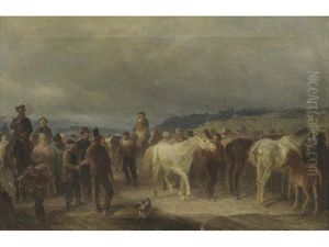 The Horse Fair by Giuseppe Mazzola