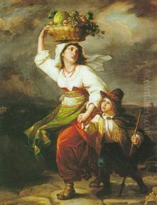 Fleeing The Storm by Giuseppe Mazzola