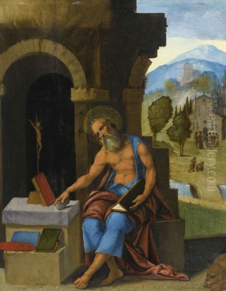 Saint Jerome In Contemplation - view 1