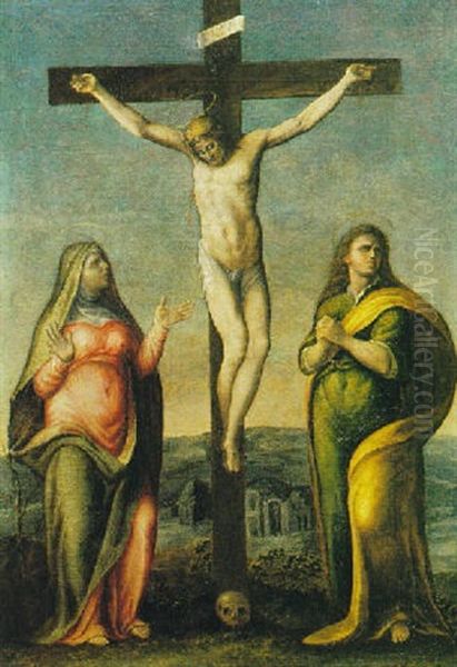 Crocefissione Con La Madonna E San Giovanni - view 1