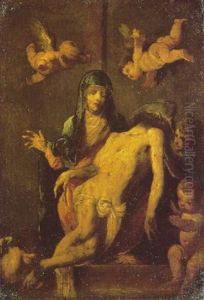 Pieta by Sebastiano Mazzoni