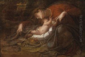 Madonna Mit Kind by Pier Francesco (il Morazzone) Mazzuchelli