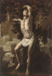 Saint Sebastian by Pier Francesco (il Morazzone) Mazzuchelli