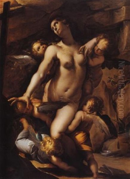 Maddalena Portata In Cielo Dagli Angeli - view 1