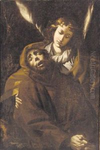 The Ecstasy Of Saint Francis by Pier Francesco (il Morazzone) Mazzuchelli