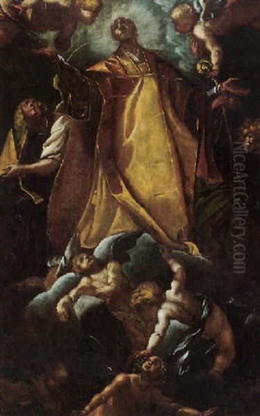 The Ascension Of San Carlo Borromeo - view 1