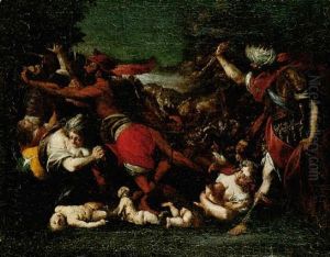 Le Massacre Des Innocents by Pier Francesco (il Morazzone) Mazzuchelli