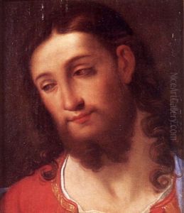 Visage Du Christ by Giuseppe Mazzuoli