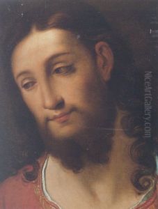 The Head Of Christ by Giuseppe Mazzuoli