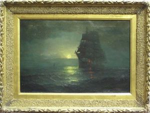Ship In Moonlight Ship In Moonlight
