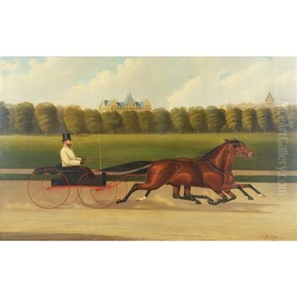 Hugh Grant Riding In Central Park - view 1