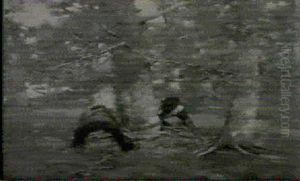 Woodcutters In A Copse