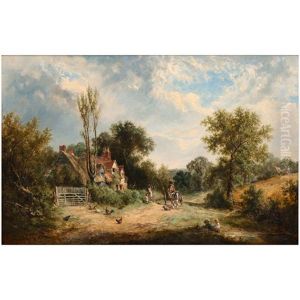 Lane Near Upminster, Essex by James Edwin Mcburney