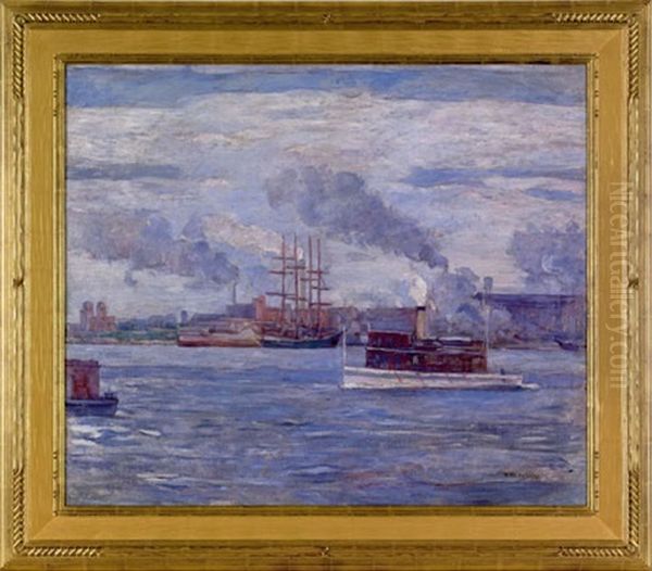 Industrial River Scene - view 1
