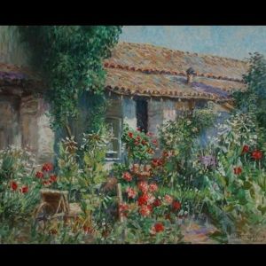 The Gardens At San Juan Batista by Clara Taggart Mcchesney