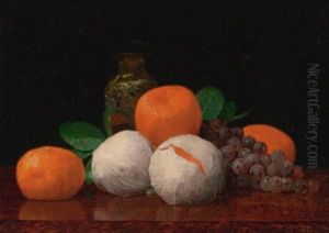 Still Life With Wrapped Tangerines by William J. McCloskey