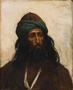 Portrait De Derviche by Hippolyte Dominique Berteaux