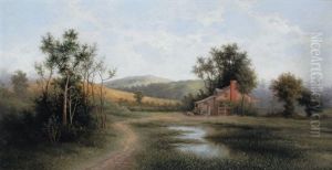 Peaceful Maine Landscape by George Mcconnell