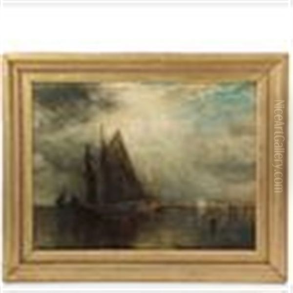 Trawlers Off The Coast - view 1