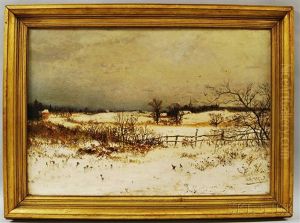 Winter Field Landscape by George Herbert McCord