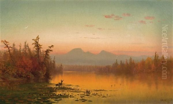 Sunset On The River - view 1