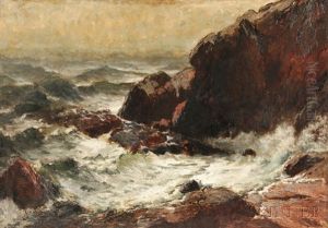 Rocky Coast With Crashing Surf Rocky Coast With Crashing Surf
