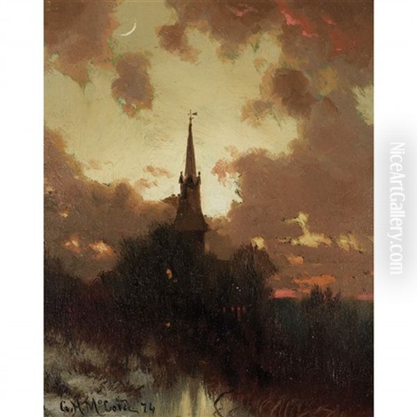 The Church Spire, Twilight - view 1