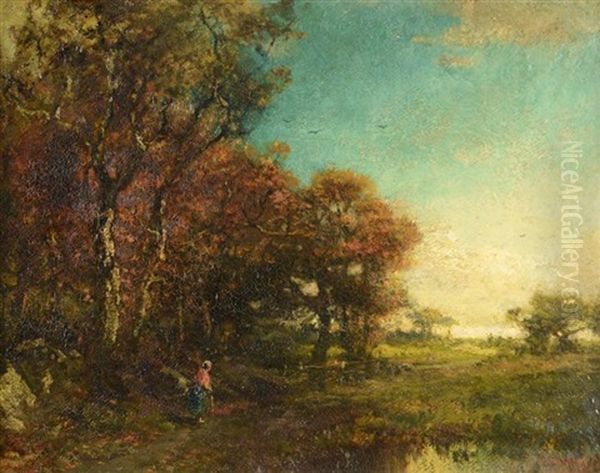 Woman In Landscape - view 1