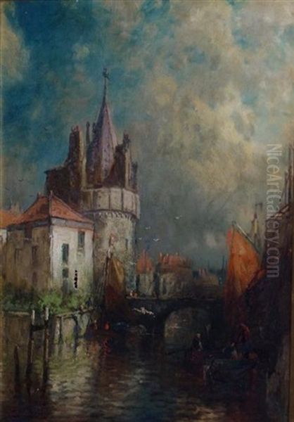 View Of Amsterdam With The Schreierstoren At Left - view 1