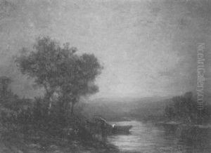 Docking The Boat by George Herbert McCord