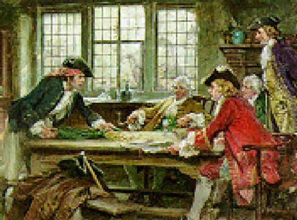 The Captain Presents His Accounts - view 1
