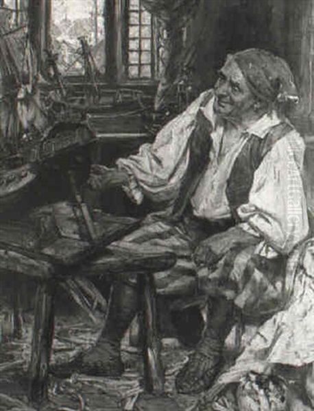 A Pirate's Sunday: Mending The Jolly Roger - view 1