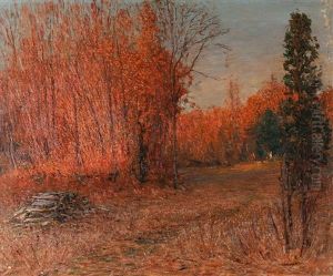 Autumn Landscape by Samuel Harkness Mccrea
