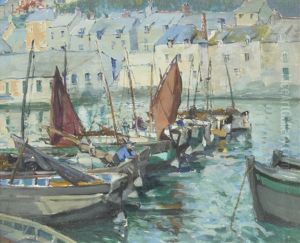 Saturday Morning, Polperro by Mary Mccrossan