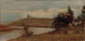 The Maribyrnong River And Malakoff Castle, Melbourne The Maribyrnong River And Malakoff Castle, Melbourne