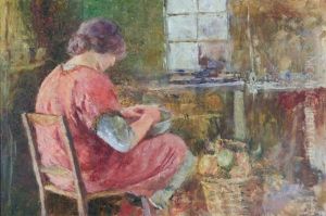 Shelling Peas by Frederick McCubbin