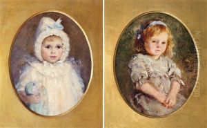 Mary Mccubbin And Kathleen Mccubbin (2 Works) by Frederick McCubbin