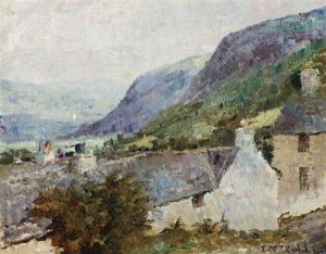 Vale Of Conway, Wales by Frederick McCubbin