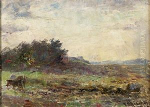 Evening With Horses, Mt. Macedon, Victoria by Frederick McCubbin
