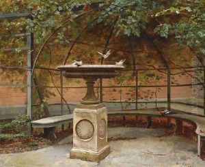 Untitled (the Arbour) by Frederick McCubbin
