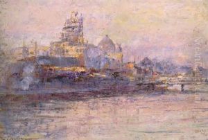 Flinders Street Station by Frederick McCubbin
