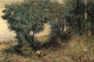 Wattle Glade by Frederick McCubbin