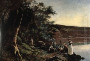 Picnic At Studley Park by Frederick McCubbin