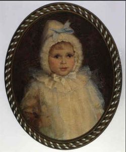 Portrait Of Mary Mccubbin by Frederick McCubbin