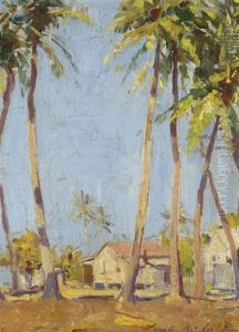 Tropical Village by Louis Mccubbin