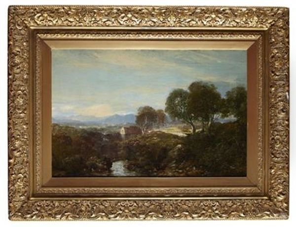 Watermill In A Panoramic Highland Landscape - view 1
